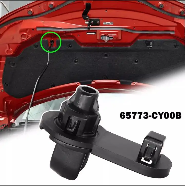 

1pc Automotive Bennett Strut Clamp Hood Bonnet Support Stay Rod Clip Clamp Retainer For UK For Nissan Qashqai J11 NV200