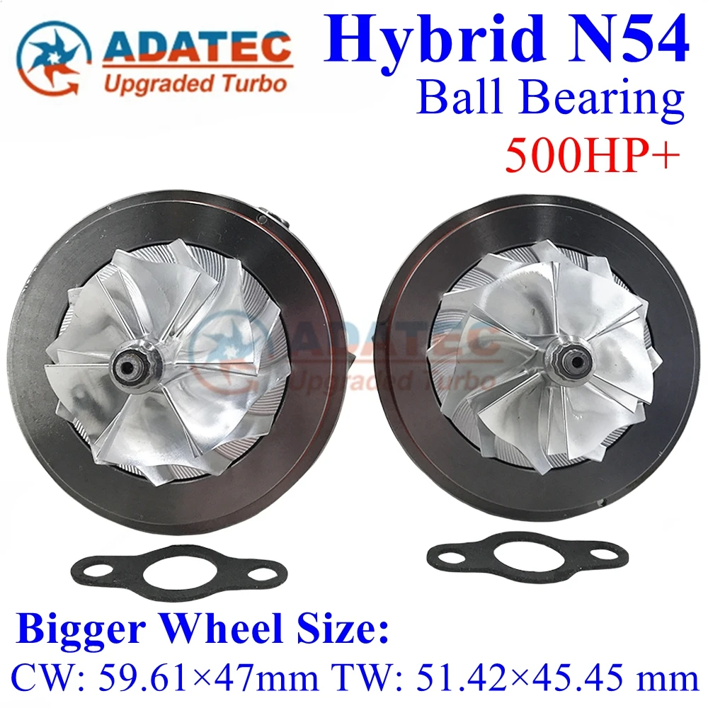 49131-07030 49131-07040 TD04-17T Ball Bearing Hybrid N54 Turbo Cartridge 500HP+ Pair CHRA for BMW 535i 226Kw 306HP 3.5i N54 950