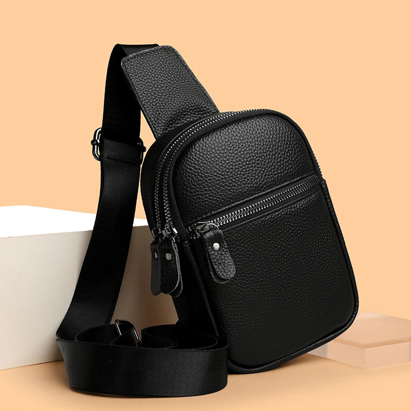 

Мужская нагрудная сумка из натуральной кожи, сумка через плечо, модная мужская сумка из воловьей кожи, сумка через плечо, мужская сумка-мессенджер 진 изменений정품방