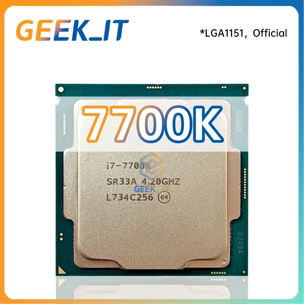 i7-7700K SR33A 4,2 ГГц 4C/8T 8 МБ 91 Вт Разъем 1151 i7 7700K для платы 100/200