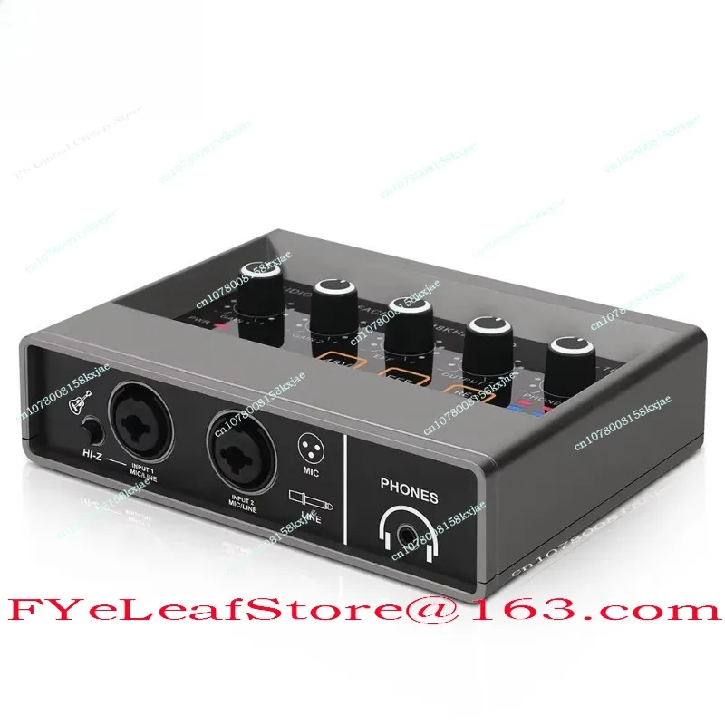 XTUGA Q-16 High Quality Recording Studio Sound Card USB Audio Interface Wired Microphone Computer