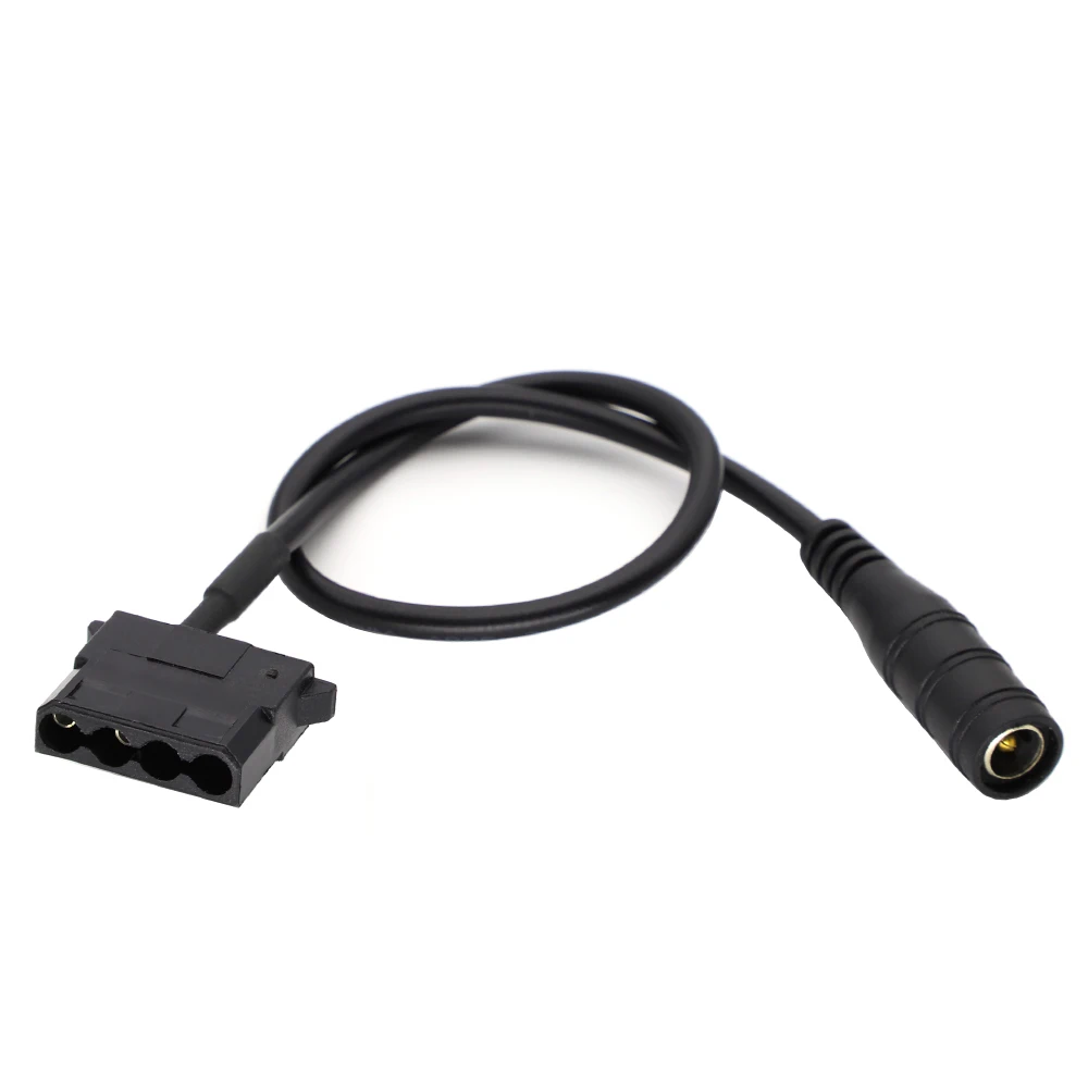 DC 5521 to Molex 4 Pin Power Supply Adapter Cable with for Computer fan Surveillance cameras routers 28CM