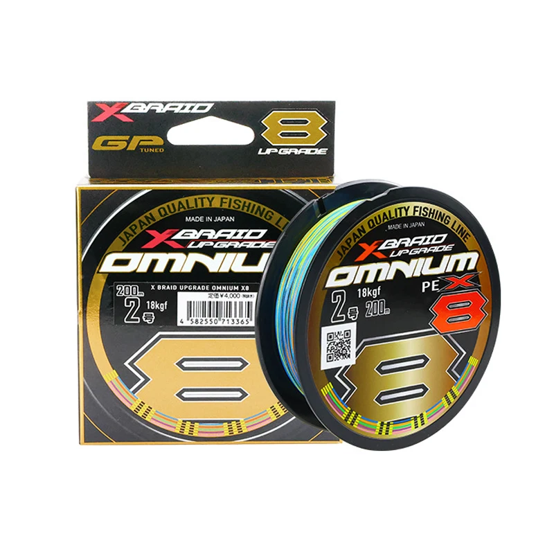 Genuine YGK X-BRAID UPGRADE X8 OMNIUM PE Line 8-Strand Floating