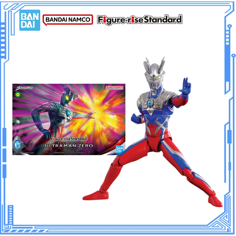 

Bandai натуральная модель Ultraman Zero, комплект фигурки, стандартные фигурки Ultraman Zero, сборная модель, игрушки, рождественские подарки