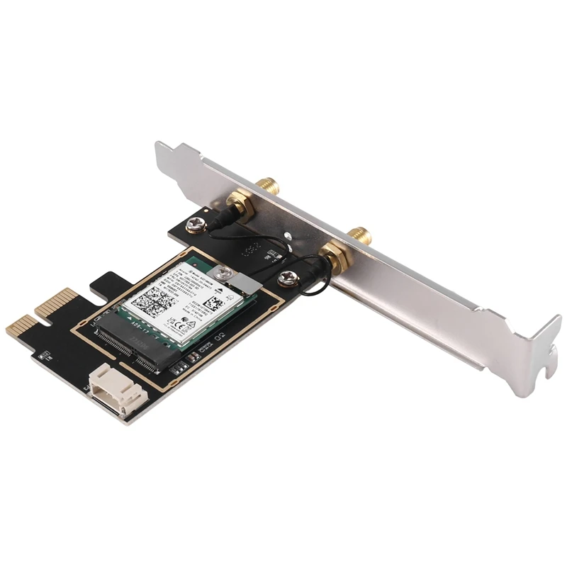 AX210NGW Wifi Card Wifi 6E Dual Band 2.4G/5G Wireless Card Adapter AX210 BT5.2 2400Mbps PCIE Adapter With 2X8DB Antenna