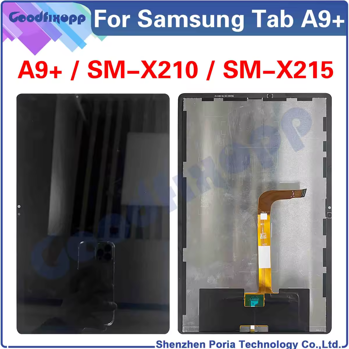 עבור samsung tab גלקסיה a9 + a9 בתוספת SM-X210 SM-X215 x210 x215 lcd תצוגה מסך מגע דיגיטלי