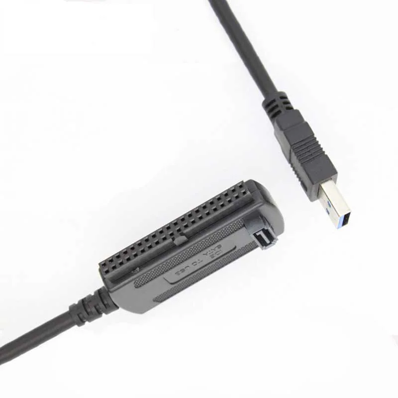USB 3.0 para IDE SATA tipo-c cabo, adaptador de disco rígido, cabo conversor para PC, laptop, 3 em 1, S-ATA, 2,5 polegadas, 3,5 polegadas