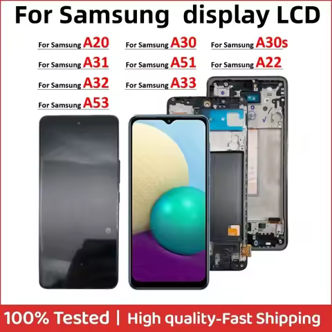 For Samsung A20 A30 A30s A31 A51 A22 A32 A33 A53 M21 M31 4G 5G LCD Display Display LCD Touch Screen Digitizer Assembly