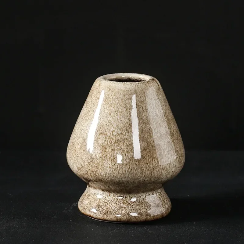 Matcha Whisk Holder Tea Ceremony Matcha Bowl Traditional Matcha Ceremony Starter Ceramic Chasen Whisk Stand for Beginner