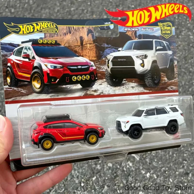 Original In Stock Hot Wheels HBL96 Car 2018 Toyota 4runner Subaru Crosstrek 1/64 Metal Die-Cast Model Toy Collection Gifts