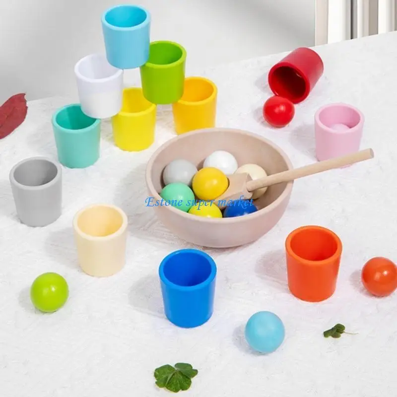 090B Đồ chơi phân loại màu sắc cho trẻ mới biết đi Đồ chơi đếm tương tác Phối hợp tay-mắt Hỗ trợ học tập cho trẻ