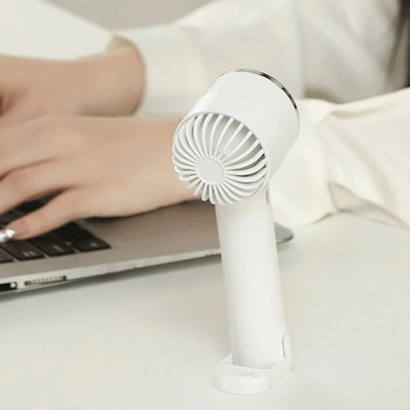 ミニポータブルファンハンドヘルド半導体冷却ファン-3-スピード小型デスクファン-usb-充電式女の子女性旅行屋内用