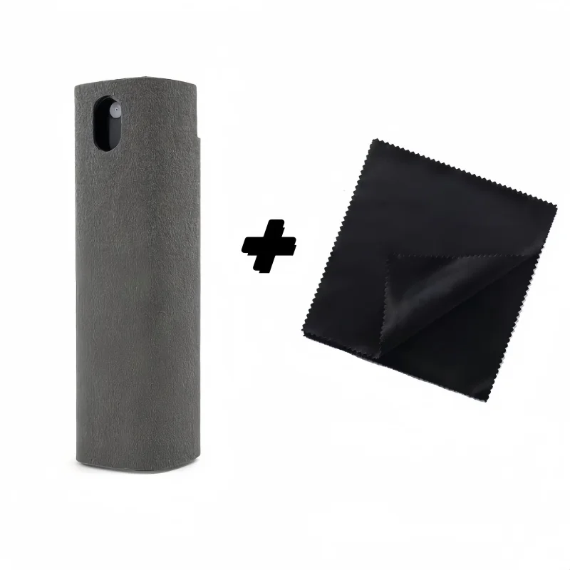 Portable Screen Tool 2-in-1 Microfiber Electronics Cleaning Spray Bottle & Cloth for Phone, Tablet, Car, Glasses Spray Bottle