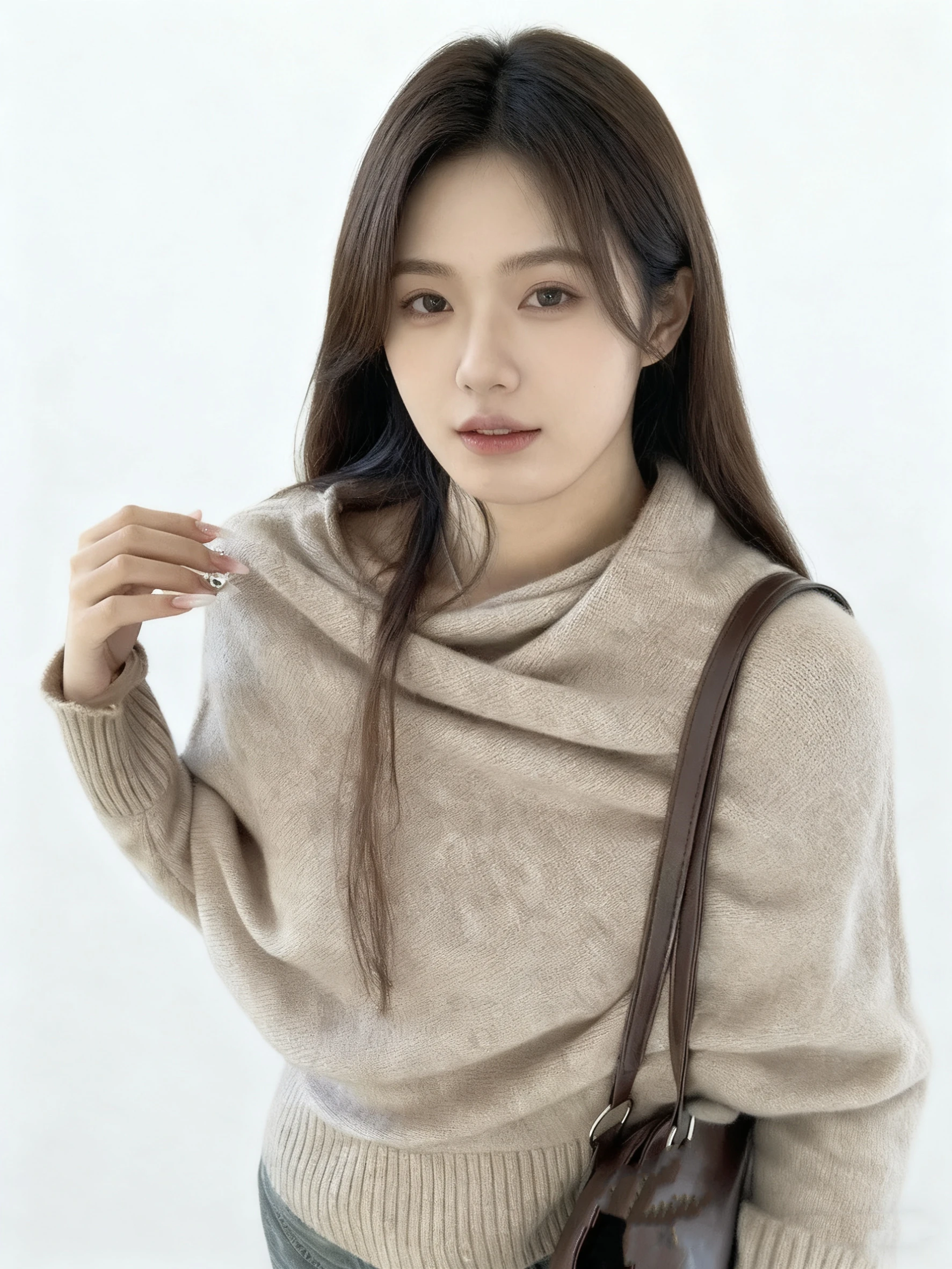 Y2k Korean Turtleneck Batwing Sleeve Vintage Sweaters 2000s Elegant Pure Color Subculture Slim Long Sleeve Pullover Sweater Chic
