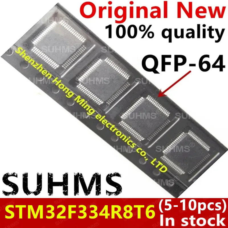 

(5-10piece)100% New STM32F334R8T6 STM32F334 R8T6 QFP-64 Chipset