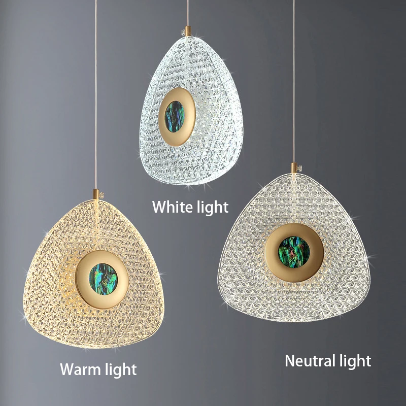 Home Decoration LED Pendant Lights Indoor Modern Chandelier for Living Room Bedroom Pendant Lamp Gold Bedside Lights Luminaires