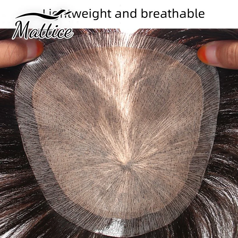 Real Human Hair Toupee Men Natural Hair Wig for Men Toupee Men's Wig Male Wigs for Man Hairpiece Mens Hair System