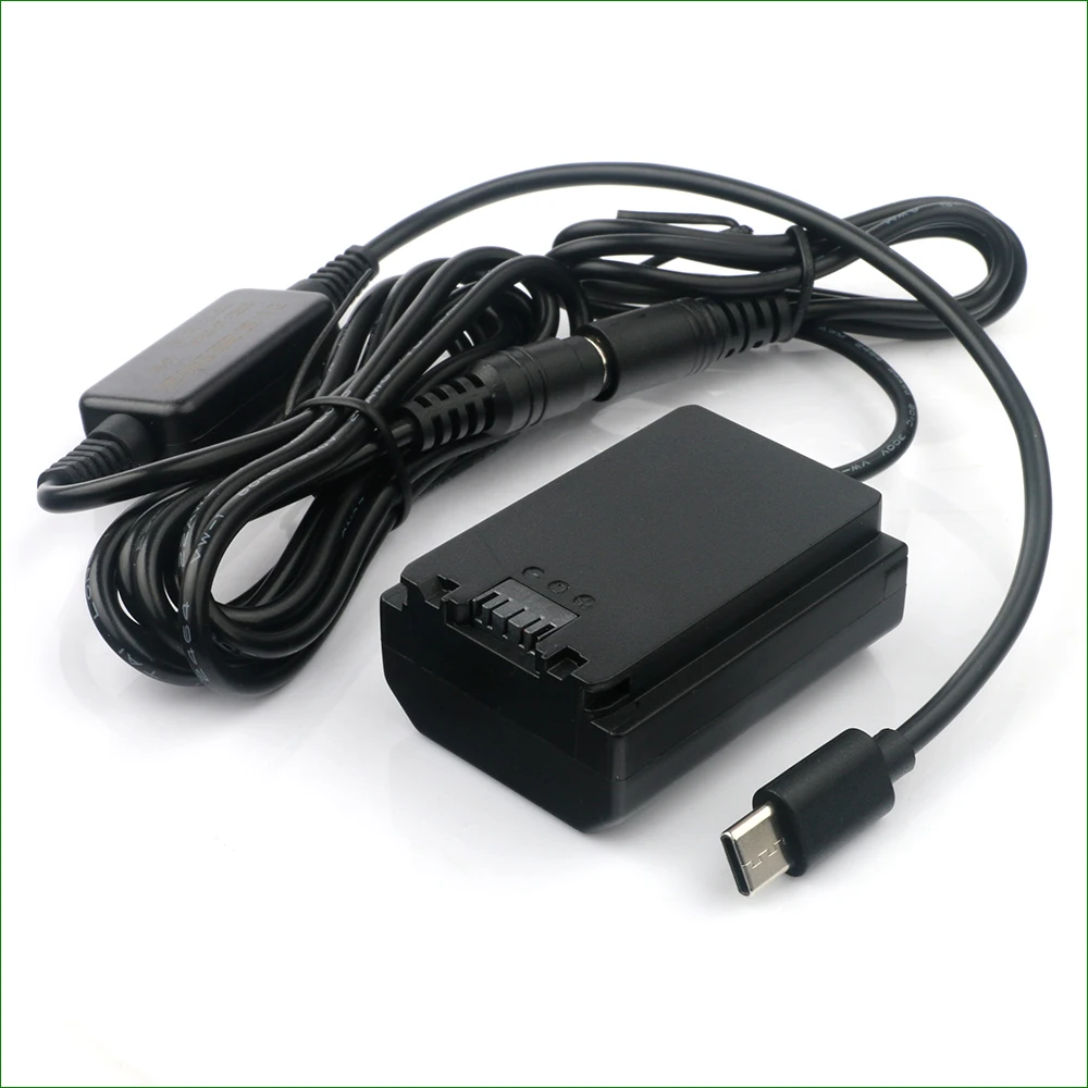 AC-FZ100 Usb Type-C NP-FZ100 Dummy Batterij Power Adapter Dc Coupler Voor Sony A7S Iii ILCE-9 ILCE-7SM3 ILCE-9M2 A9 ii