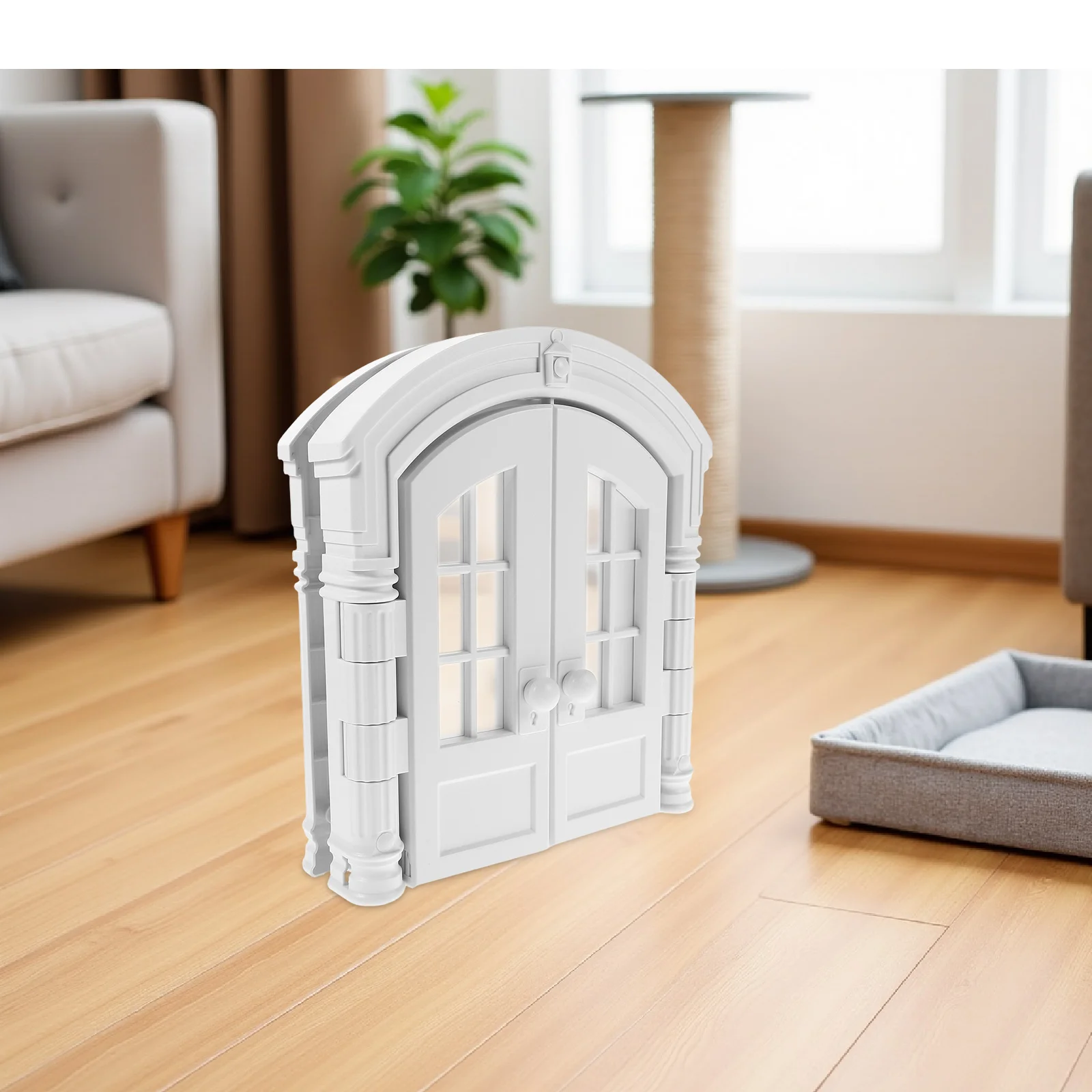 

Pet Door Cat Doors for Interior Dog Replacement Flap Strip Screen Indoor Double