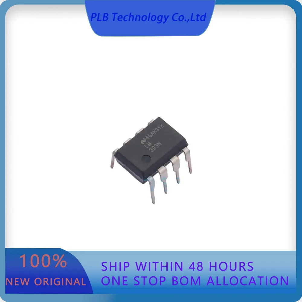 10PCS LM393N/NOPB LM393 2mV 25nA 2 PDIP-8 Comparators  Original Stock