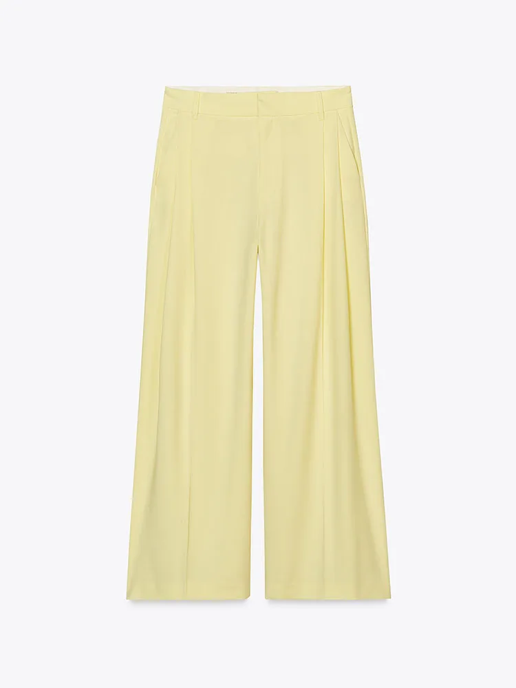 Spring New Arrival Women's V-Ne Jaet Casual Pants Two-Piece Set ort Sve Button-Up Faionable Outfit Hanging Ne Co...