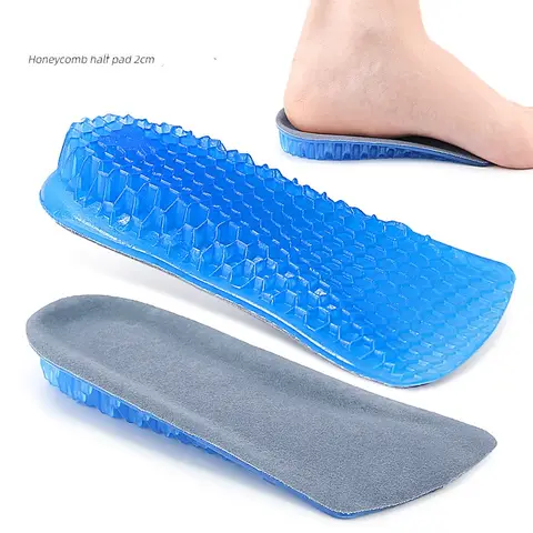 Gel Gel Physical Insoles For Men And Women Soft double-layer Invisible Honeycomb Pad Insoles