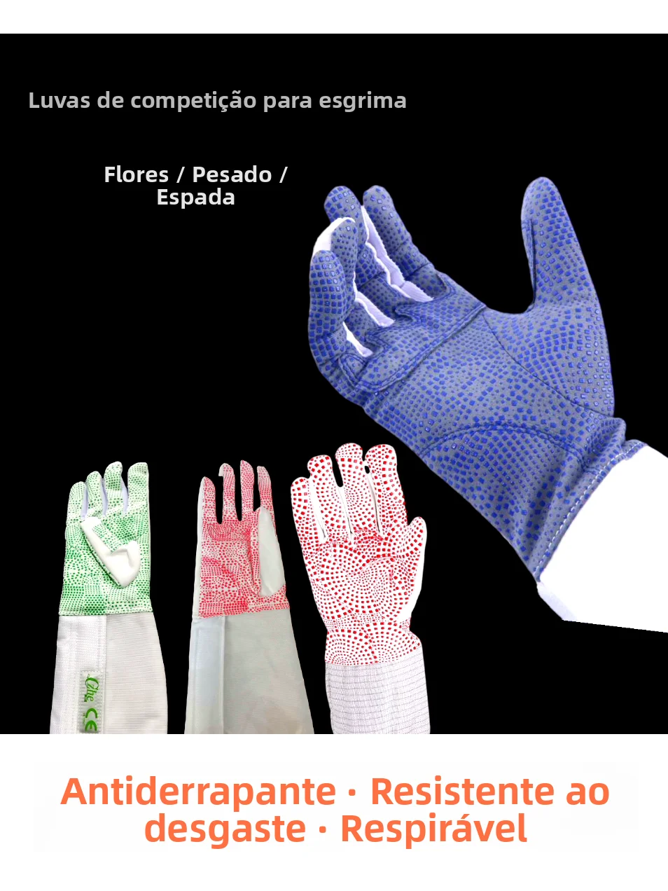 czhe-fencing-gloves-professional-anti-oxidation-washable-non-slip-sword-gloves-for-epee-sport-neutral-anti-stab