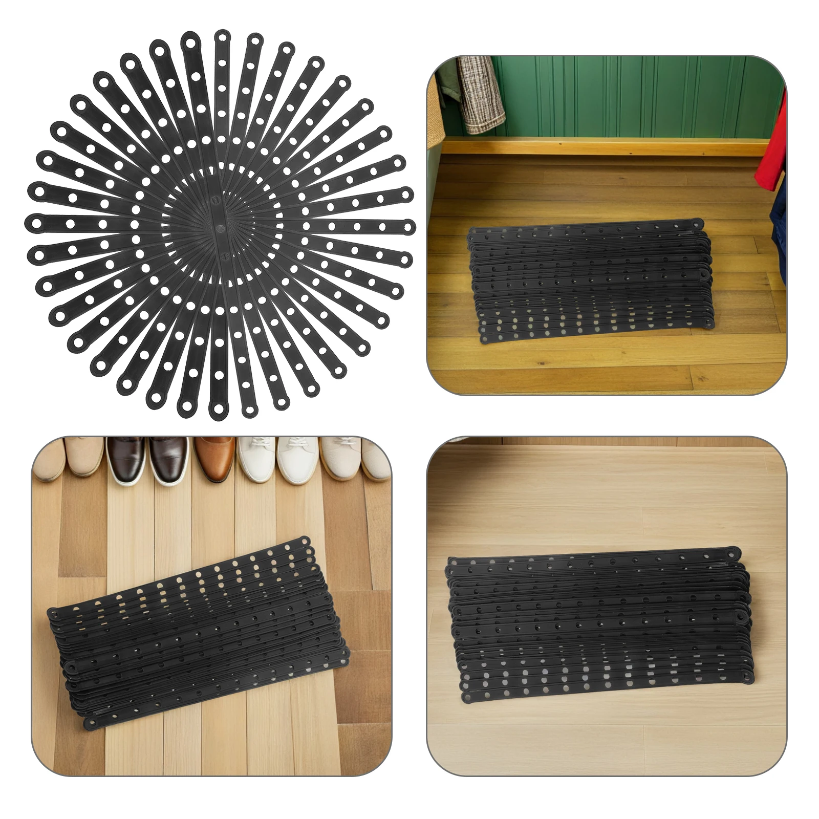 

40pcs Link Strip Heavy Duty Hanger Connector Space Saving Wardrobe Extender Closet Organizer Clothes Hangers Strips for Home