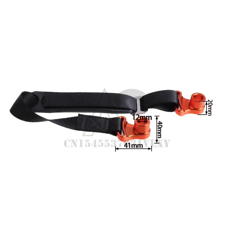 Motorcycle CNC Rear Seat Rescue Pull Strap Sling Belt For Honda CRF250X CRF450X CRF250R CRF450R Yamaha Kawasaki Yamaha Universal