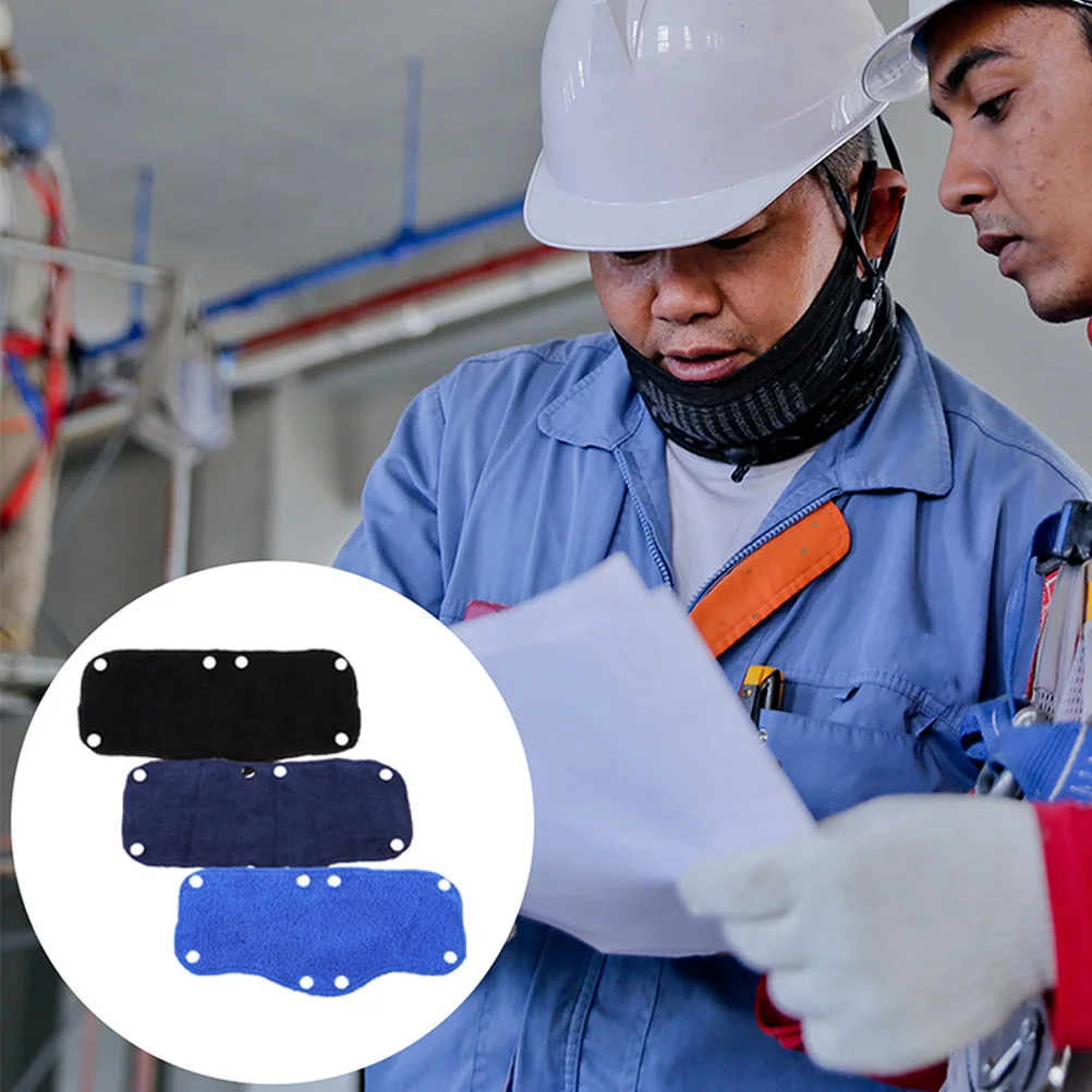 

3pcs Hard Hat Sweatband Polyester Breathable Sweat Absorbing Bands for Safety Worker Hat Liner Non Slip Washable