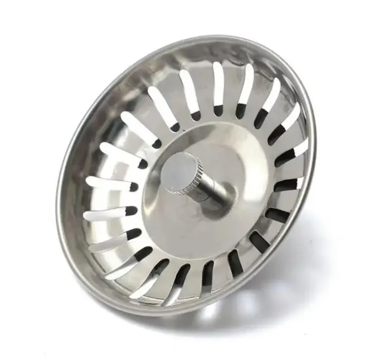 Stainless Steel Sink Filter Waste Plug Hair Catcher Drains Bathroom Floor Drain Kitchen Anti-clog Strainer Accessories