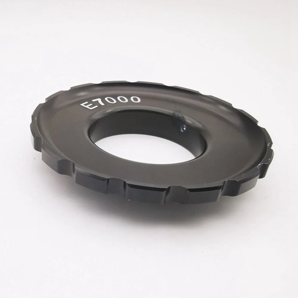 Steel Chainring Lock Ring Nut For Shimano E5000 E7000 Mid Drive Motor Ebike Repair Accessory Fixing Component