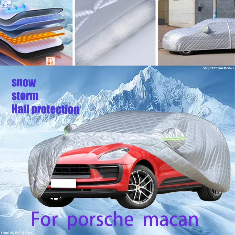 

For porsche macan Outdoor Cotton Thickened Awning For Car Anti Hail Protection Snow Covers Sunshade Waterproof Dustproof