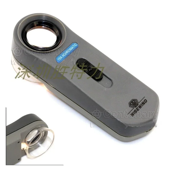 

4803 WISEWIND illuminated magnifying glass 22x (MK series tungsten filament lamp_yellow light)