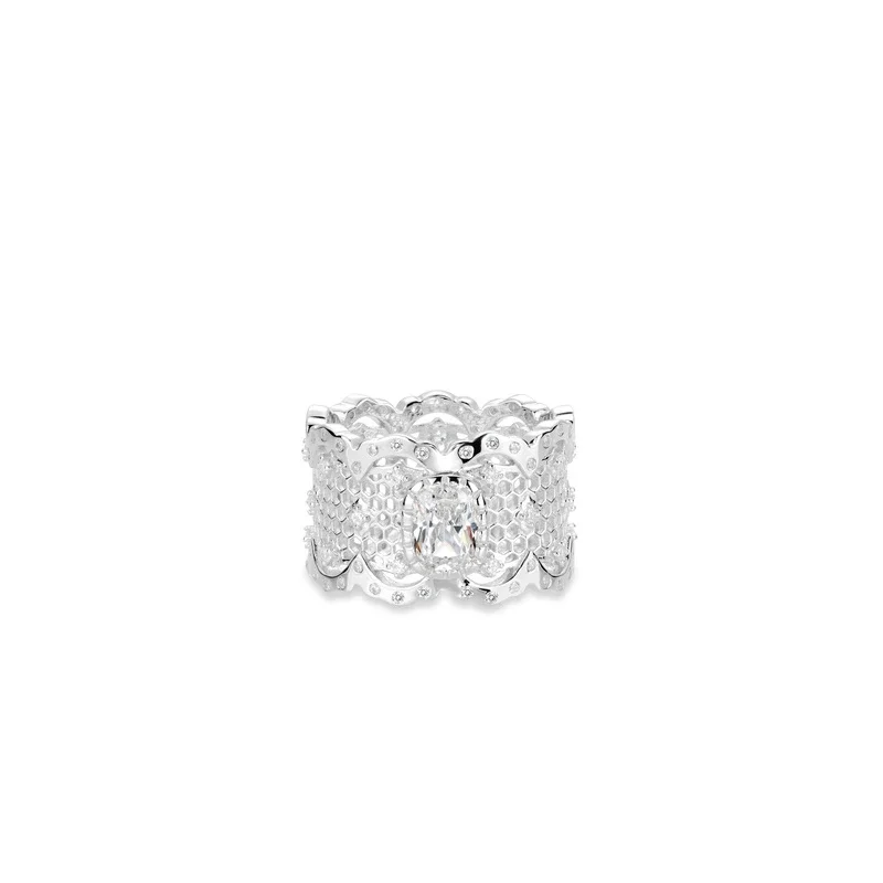 Bellux Lace Hallow Ring for Women Pure Silver Argent Rings Gifts for women silver 925 jewelry scarіblo original 925 sterling