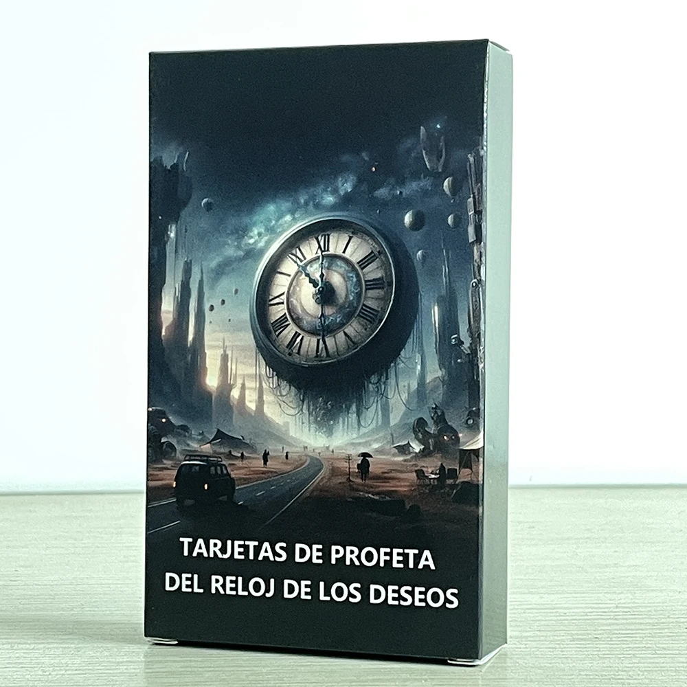 Spanish Time Oracle Cards Clarity Tarot Deck Oraculo Fortune Telling Toys 12x7cm 56-Cards Prophecy Clock Taro