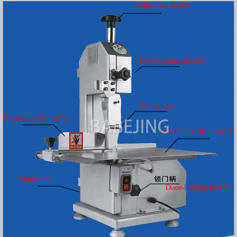 Electric Household Meat Cutting Machine for Frozen Pork Ribs - Factory Direct Supply Kitchen Appliance for Home Use