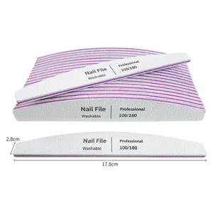 Các tập tin đánh bóng móng tay chuyên nghiệp cho móng tay, dụng cụ, máy xay, làm móng, vôi, 240, giấy nhám, gel, bộ, 100 đến 180 8 Giấy nhám bán hàng chính 240 - №3