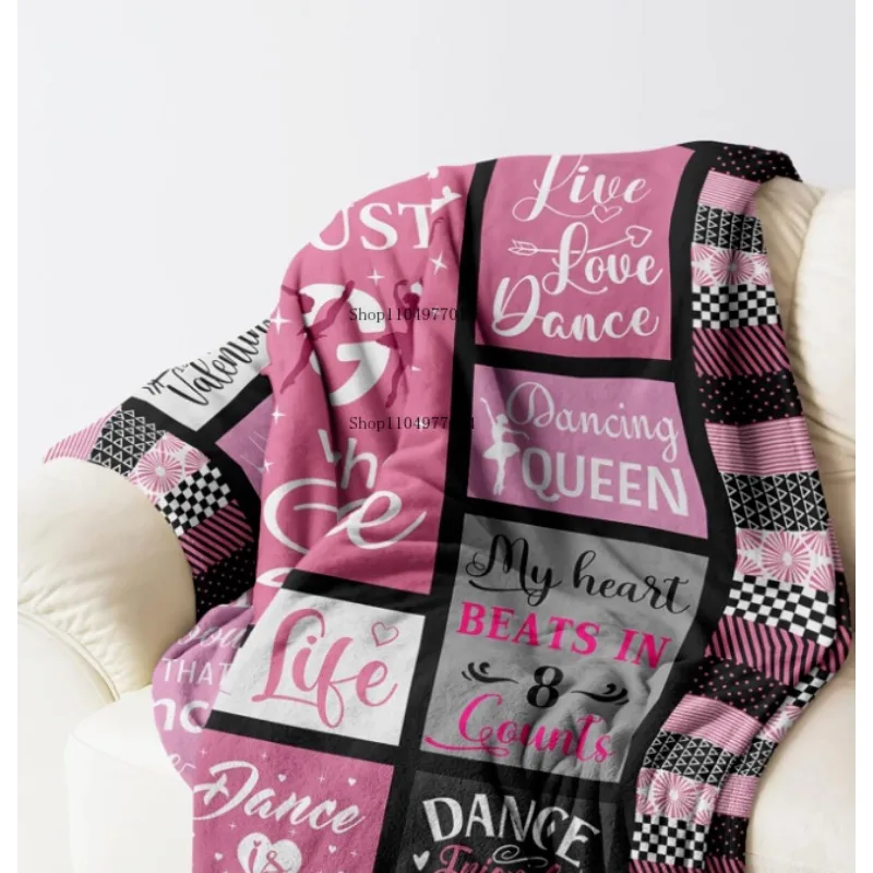 

Dance Gift, Dance Performance/Dancer/Ballet/Ballerina Gift for Girls, Teens, Her Teacher, Dancer/Dance Blanket