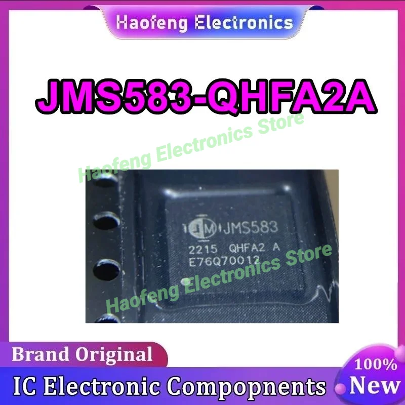 5 Buah Chipset IC JMS583-QHFA2A QHFA0A QFN64 Baru Tersedia