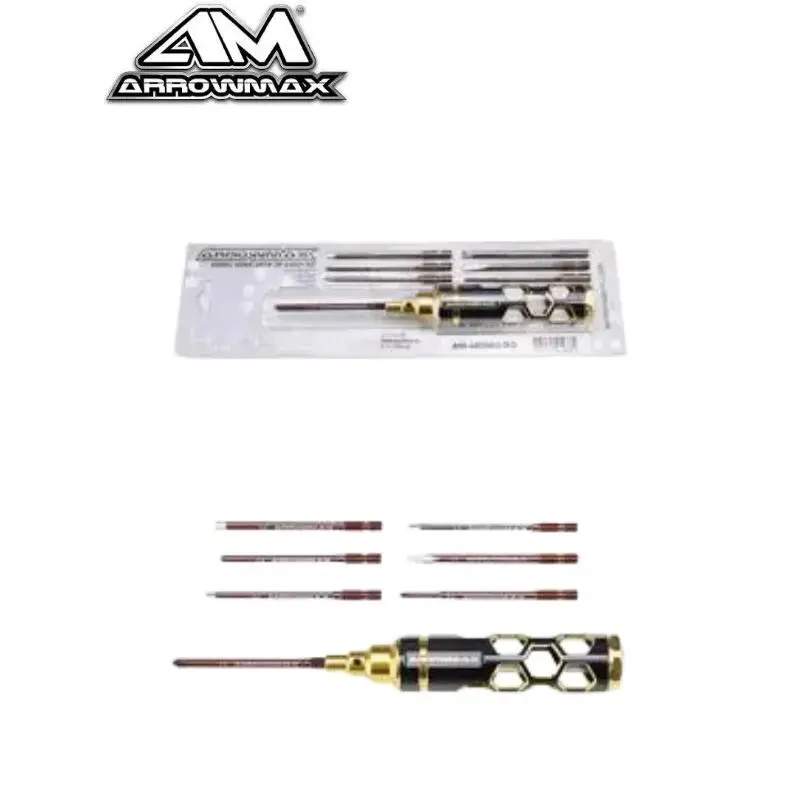 

Оригинальный набор Caddy с наконечником быстрого привода ARROWMAX AM-460002-BG — метрический — 7 шт., черный, золотой, радиоуправляемый инструмент