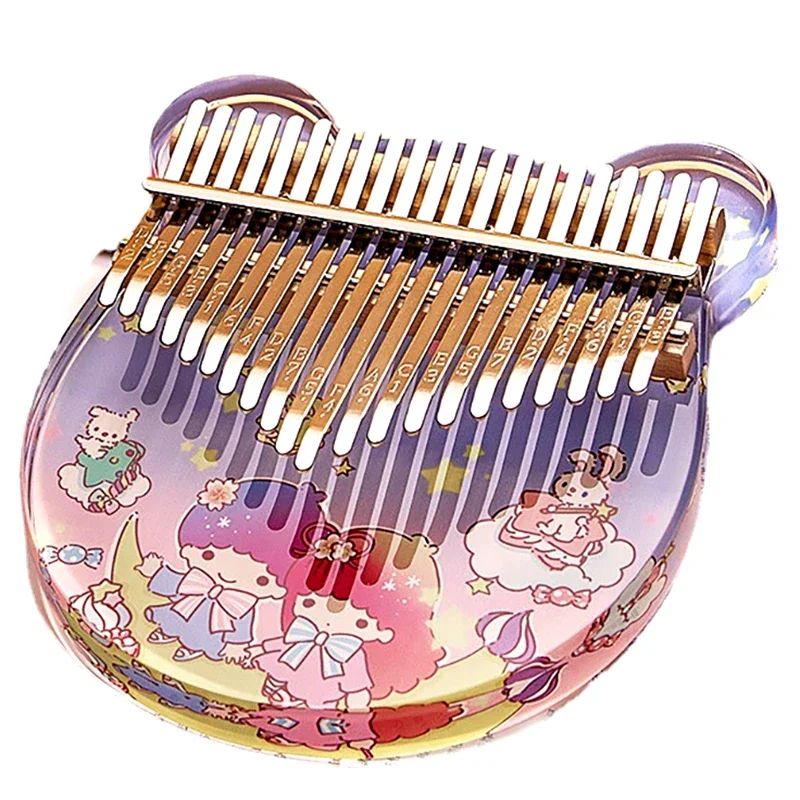 

Crystal Clear Kalimba 17 21 Key Acrylic Thumb Piano Children Beginner Music Keyboard Mini Piano Kalimba Musical Instrument Gifts