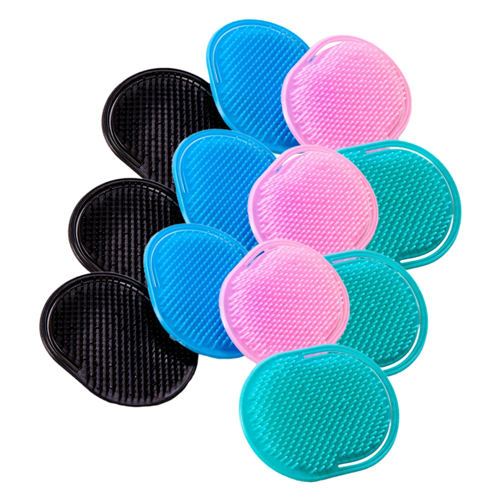 

16 Pcs Washing Comb Massage Hair Washing Comb Scalp Brush Detangling Salon Use Plastic Cleaning Home Hair Tools