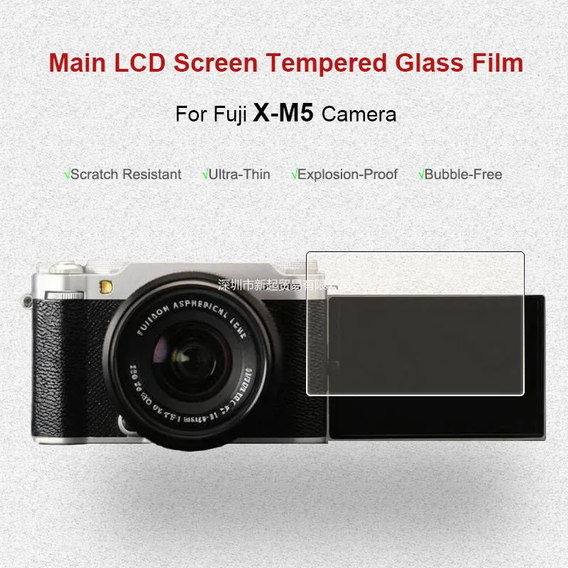 For Fujifilm XM5 X-M5 Camera Screen Protector, 9h Tempered Film, Scratch Resistant and Scratch Resistant