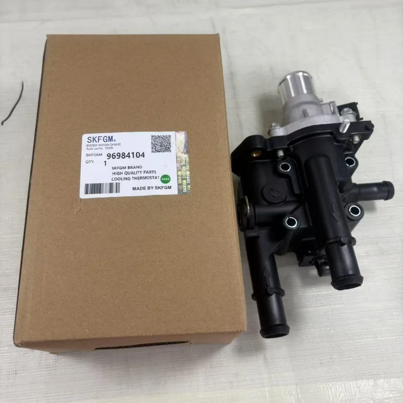 Termostato del liquido di raffreddamento originale per Chevrolet Aveo Cruz Pontiac G3 Vauxhall Opel Mokka Zafira Signum Astra 96984104