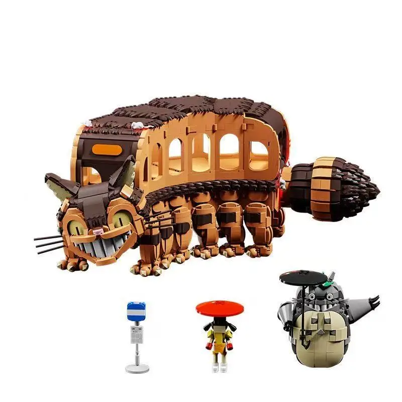 Exploring Animal Skeletons Similar to Cat Car Models and Building Block Toys, Suitable for Adult Manual Puzzle Activities