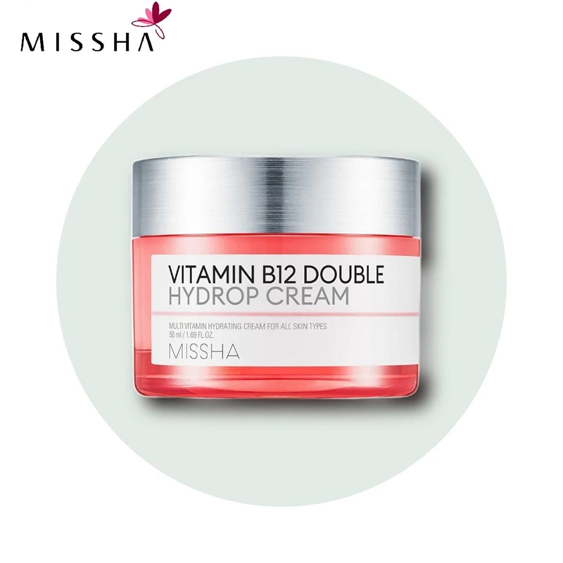 

MISSHA Vitamin B12 Double Hydrop Cream 50ml Korean Moisturizing Cream Depth Replenishment Cream Strong Whitening Removal Wrinkle