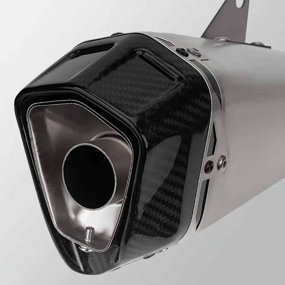For BMW F900R F900XR 20-24 years Motorcycle Slip on Line Exhaust Modify Escape Middle Pipe Delta Race Muffler with DB Killer