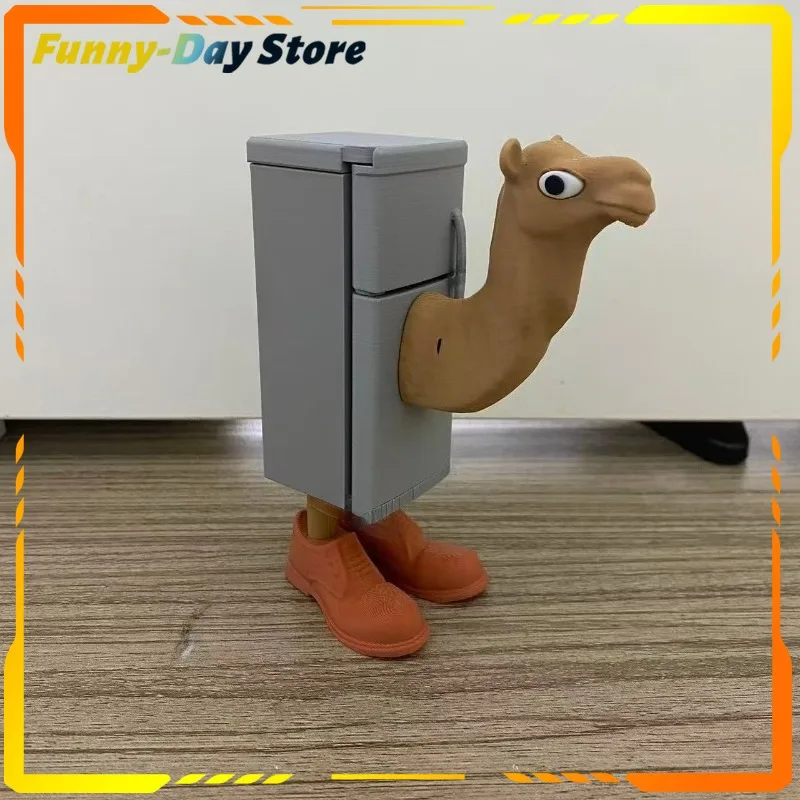 

New 15cm Frigo Camelo Action Figures Tralalelo Tralala Italian Brainrot Al Figure PVC Model Collection Desk Ornaments for Gifts