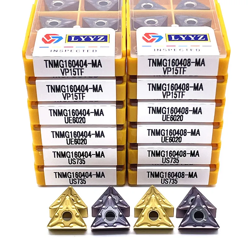 ТНМГ 160404   ТНМГ 160408   MA VP15TF UE6020 US735 Твердосплавная вставка Внешние токарные инструменты Токарный станок Детали из нержавеющей стали